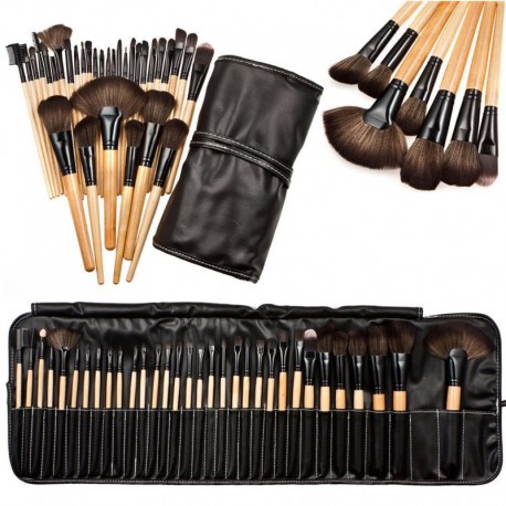 Gift Bag Of 32 Pcs Makeup Brush Sets Professional Cosmetics Brushes Eyebrow Powder Foundation Shadows Pinceaux Make Up Tools|Eye