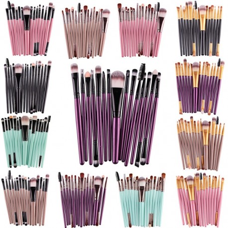 15Pcs Makeup Brushes Set Eye Shadow Foundation Powder Eyeliner Eyelash Lip Make Up Brush Cosmetic Beauty Tool Kit Hot|Eye Shadow