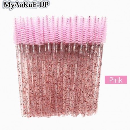 New Color Make Up brushes Cosmetic Eyelashes Crystal Eyelash brushes Diamond Applicator eyelash mascara wands brush tools|Eye Sh