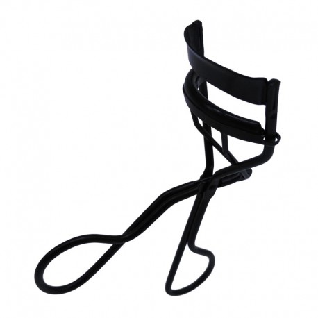 Hot Sale 1Pcs Woman Black stainless steel Eyelashes Curler Clip Eyelash Curler PVC silicone Pads Makeup Tools Eyelash Curler|Eye