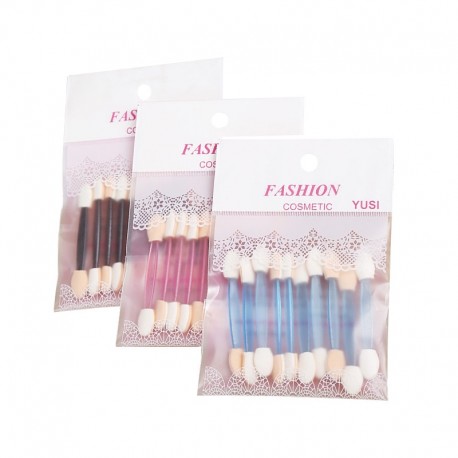 10pc Nail Mirror Powder Brushes Double Sided Eyeshadow Applicator Disposable Sponge Brushes Kit Makeup Cosmetic Supplies TXTB1|E
