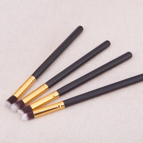 4pcs Professional Eyeshadow Makeup Brushes Kit Soft Cosmetic Eyeshadow Eye Liner Eyebrow Cosmetic Make up Brush Set Maquiagem|co