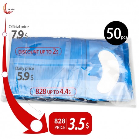 50 Pairs/Pack Women Under Eye Pads Patches Eyelash Extension Eye Lash Paper Stickers Patches Application Make Up Tools|Eye Shado