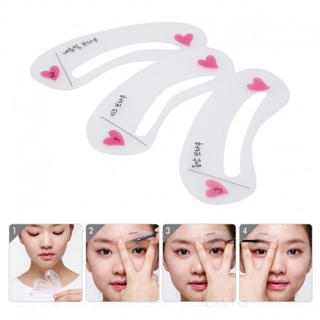 9 PCS Reusable Eyebrow Stencil Set Drawing Guide Card Tool Eyebrow Template Shaping Tool DIY Shaping Grooming Makeup|Eyebrow Ste