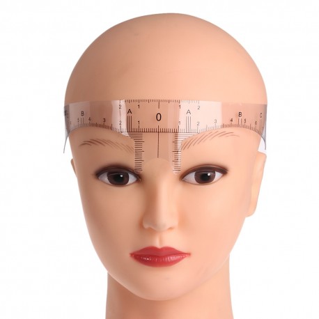 1PC Reusable Semi Permanent Eyebrow Ruler Eye Brow Measure Tool Eyebrow Guide Ruler Microblading Calliper Stencil Makeup|Eyebrow