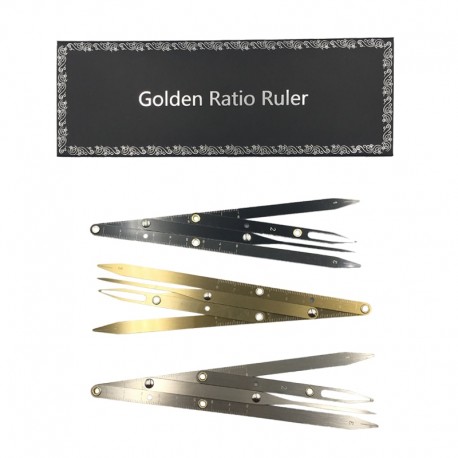 1pcs Permanent Makeup Eyebrow Ruler Golden Ratio Divider Caliper Microblading Stencil Shaping Tool Tattoo Accessories Supplies|T