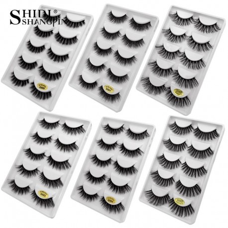 50 pairs mink false eyelashes