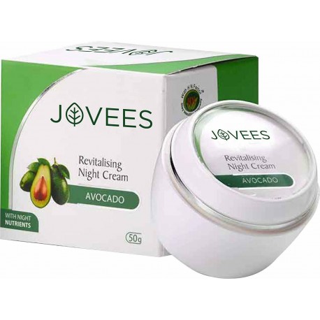 Jovees Avocado Revitalising Night Cream, 50g
