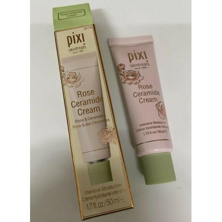 NEW BOXED PIXI SKIN TREATS ROSE CERAMIDE CREAM NEUTRALIZING MOISTURISER  50ml