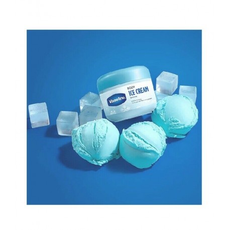 Vaseline Body Ice Cream, Rapidly Cools Skin By -3 Degree C 165 g