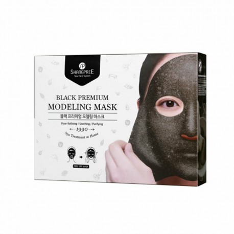 [SHANGPREE] Black Premium Modeling Mask - 1pack (5 uses) / Free Gift