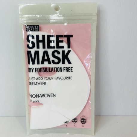 NEW Sheet Mask Non Woven 15 Pack DIY Formulation Free Add Your Treatment White