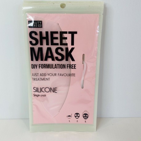 NEW Sheet Mask Silicone DIY Formulation Free Add Your Treatment Pink