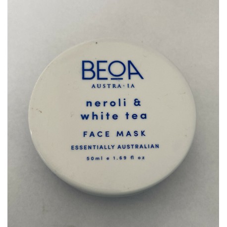 BEOA Austalia Neroli & White Tea Face Mask 50ML New