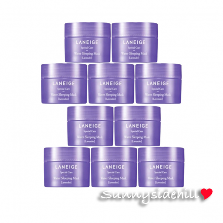 LANEIGE Water Sleeping Mask Lavender 15ml x 10pcs (150ml) Amore US Seller Sale!!
