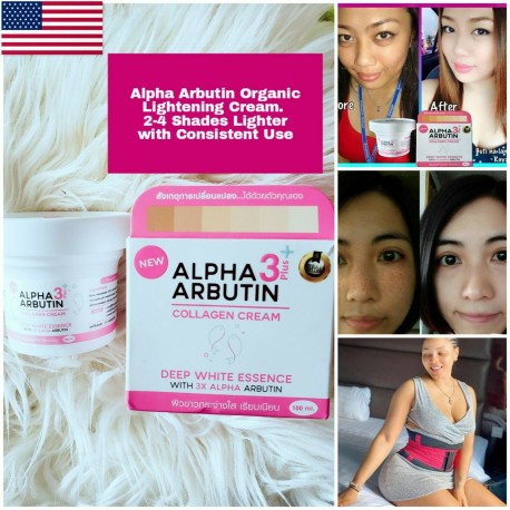 Alpha Arbutin 3X Whitening Cream Plus Collagen Body Lightening ????????US Seller