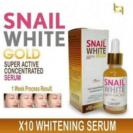 Snail White Gold Super Active Concentrated Serum x10 whitening.