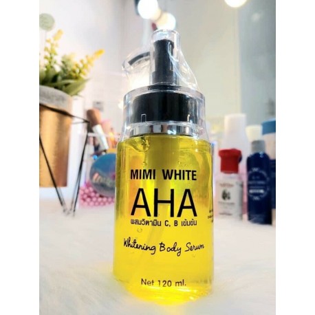 MIMI WHITE AHA Whitening Body Serum Lightening Dark Spot 120ml Authentic????????-