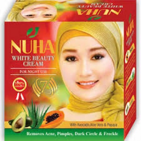 NUHA White Beauty Cream For Night Use FREE SHIPPING