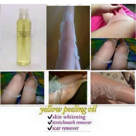 Promo 1 mois Yellow peeling oil-Huile de peeling jaune 50 ml