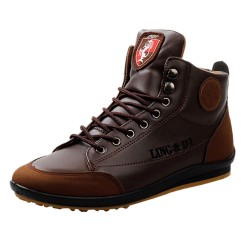Men's Leather Boots Casual British Style Boots