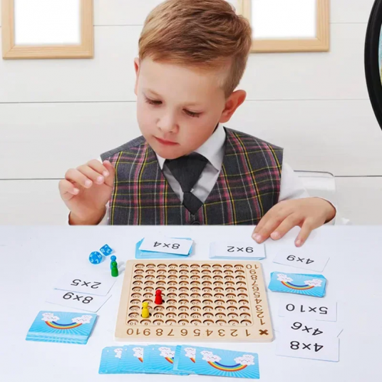 MONTESSORI MATHMINDS™ - WOODEN MONTESSORI MULTIPLICATION BOARD