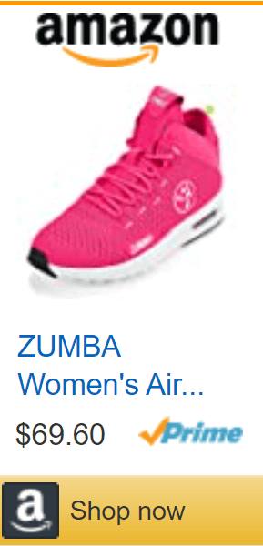 zumba, salsa, bachata shoes, amazon.com