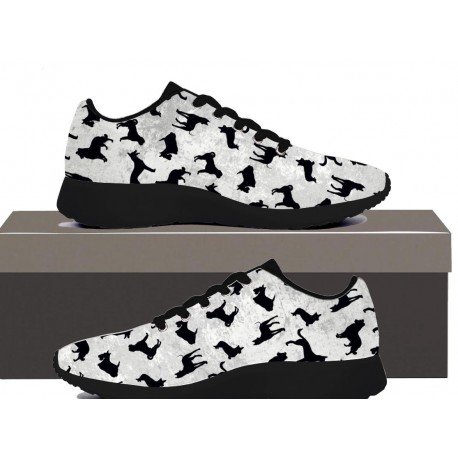 Dog Silhouettes  - Women's Sneakers