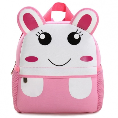 Pink Bunny Backpack for Kindergarten