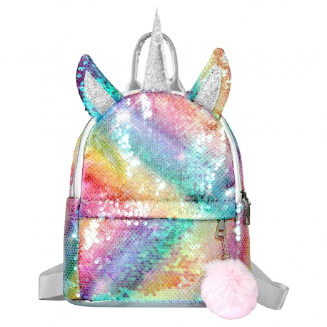 Unicorn Backpack with Sequins