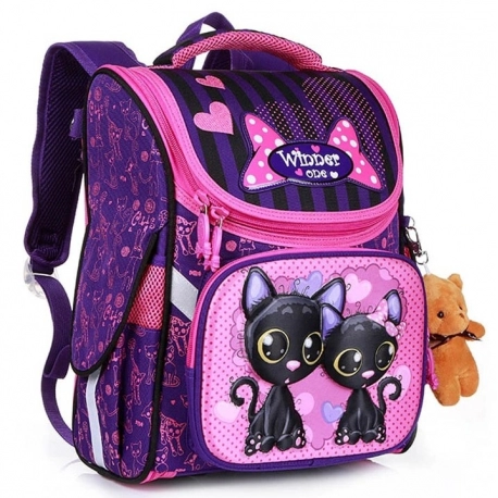 Animal Print Backpack for School