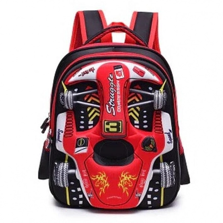 Racing Car Backpack for School