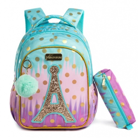 Sequins Tower Backpack for Girls