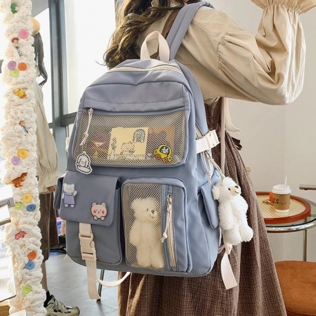 Kawaii Ita Backpack - Large Backpack For Girls - Ita Backpack - Kawaii School Backpack - Cute Rucksack - Soft Girl Aesthetic Bag