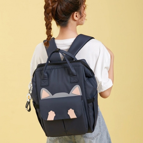 Cat Themed Backpack - Cat Backpack For School - Large Backpack For Girls - Cat Backpack For Girl - Cute Cat Shape Backpack