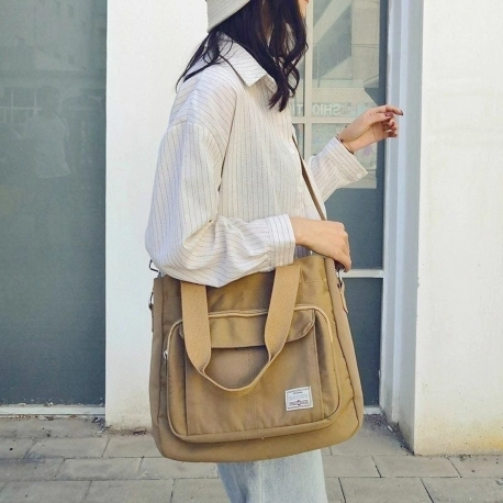 Kawaii School Bag - Everyday Crossbody Bag - Aesthetic Crossbody Bag - Japanese Shoulder Bag - Cute Cross Bag - Simple Crossbody