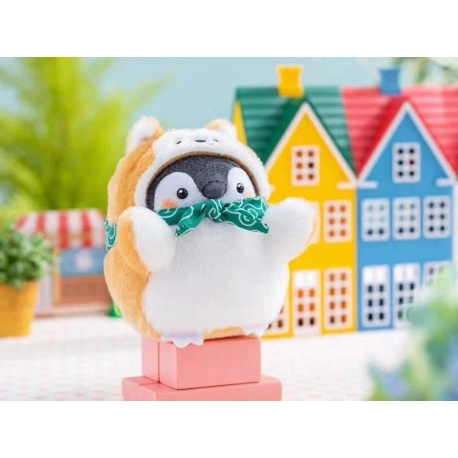 Kawaii Plush Keychain - Ita Bag Accessories - Penguin Disguise Plushies - Shiba Inu Keychain - Cute Ita Bag Decoration