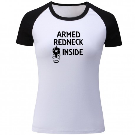 Women's Armed Redneck Inside T Shirts