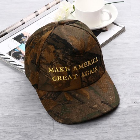 Adjustable Donald Trump MAKE AMERICA GREAT AGAIN Camo Hat