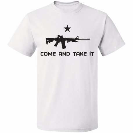 Come and take it Shirt Rifle Gun and Star 2nd Amendment Right to Bear Arms