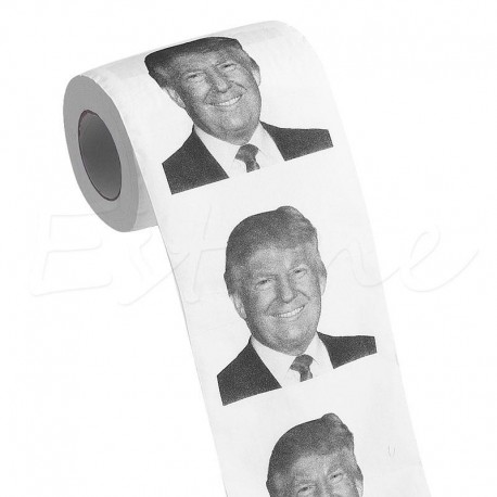 Donald Trump Smile 3ply 150 Sheets Toilet Paper Roll Novelty Funny Gag Gift