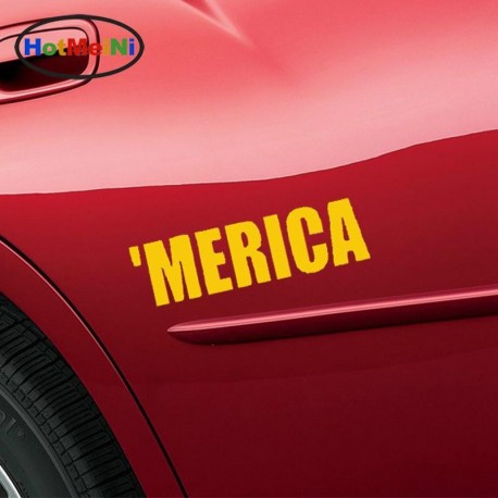 Merica Funny Pride Redneck Car Sticker