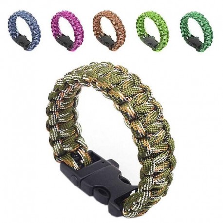 Outdoor Selfrescue Parachute Cord Bracelets