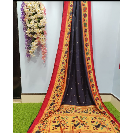 Fancy Saree in Red & Yellow blend