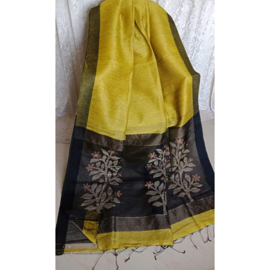 Saree Handloom Yellow