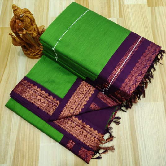 Kalyani Cotton Gadwal Green