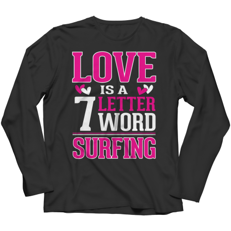 Limited Edition - Love Is a & Letter Word Surfing