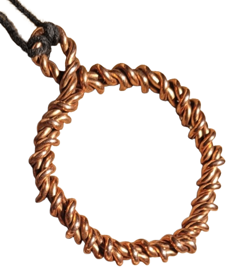 double-twisted-copper-tensor-ring-necklace-for-men-or-for-women