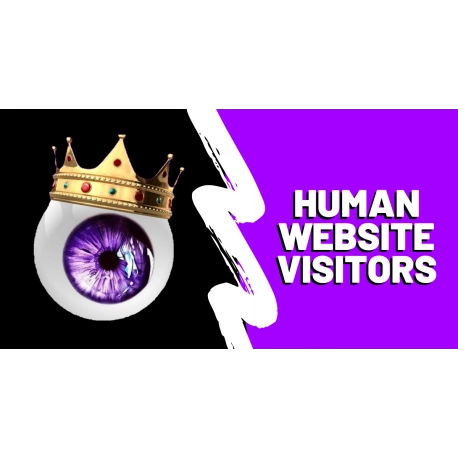Human Website Visitors - Real Clicks!