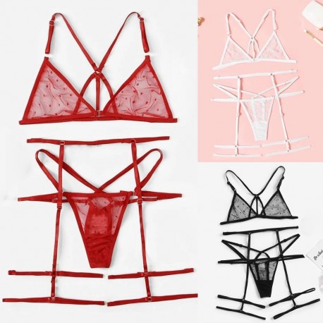 Transparent Lace Set